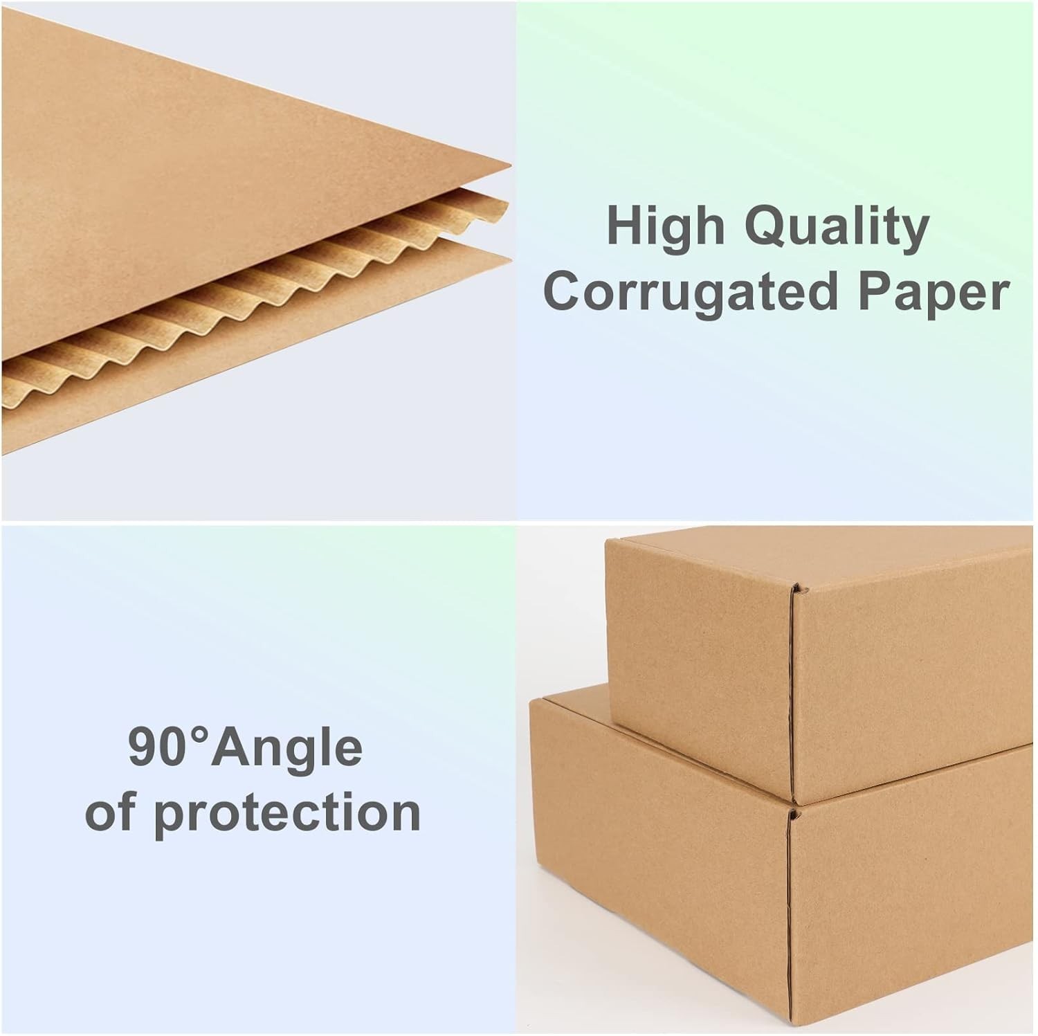 Pack of 20 12x9x4 Inches Corrugated Cardboard Shipping Boxes – Eco-Friendly