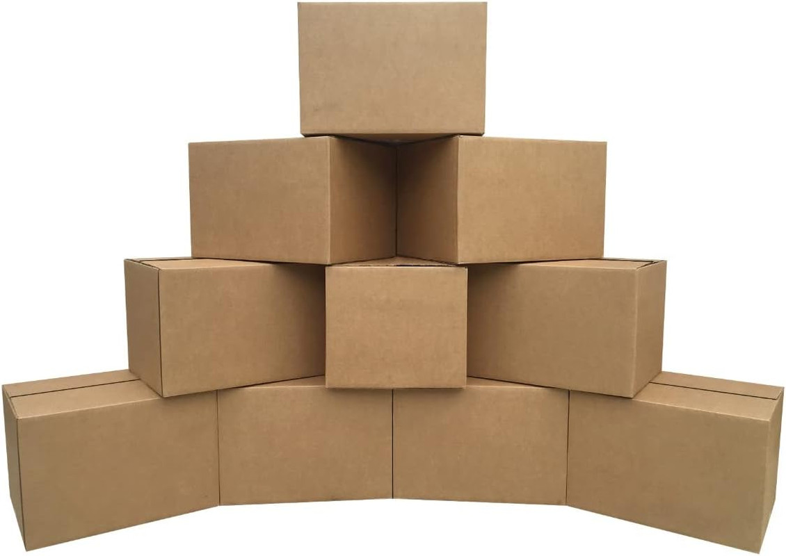 Moving Boxes Medium 18X14X12-Inches (Pack of 10), Cardboard Boxes for Storage, M