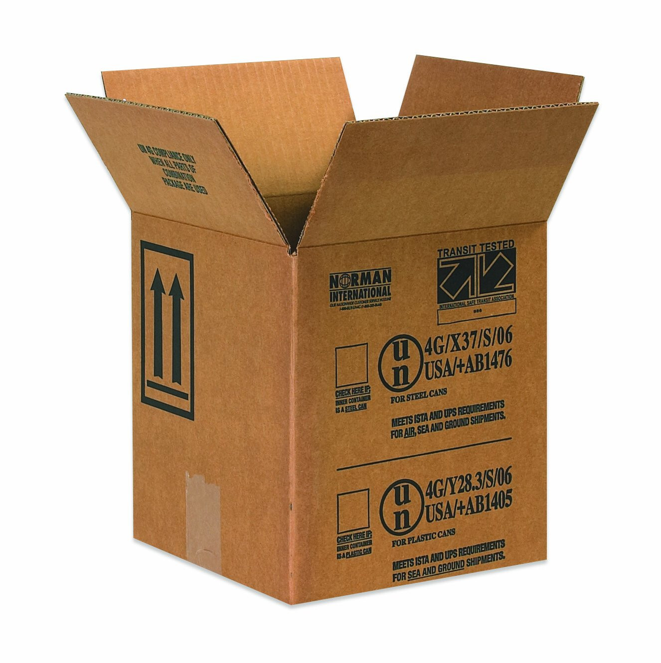 25 8-1/2″ x 8-1/2″ x 9-5/16″ 1 – 1 Gallon Paint Can Boxes