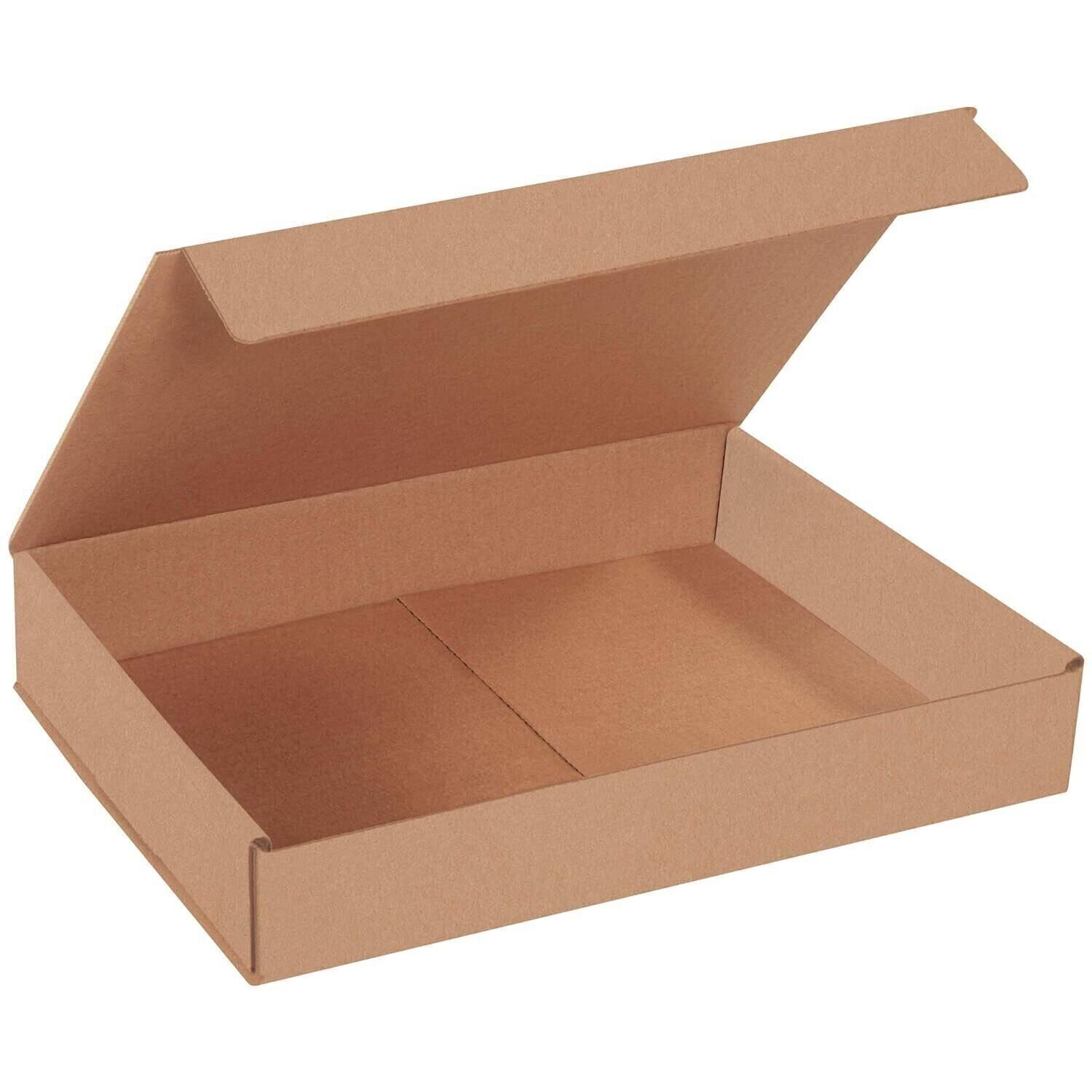 50 12″ x 9″ x 2″ Kraft Corrugated Mailers Die Cut Tuck Flap Boxes