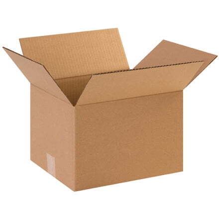 12 x 10 x 8″ Heavy-Duty Boxes Single Wall 25/Bundle ECT-44