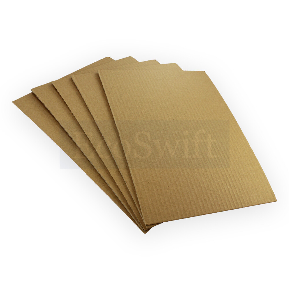 20 9×12 EcoSwift Corrugated Cardboard Pad Filler Inserts Sheet 1/8″ Thick 9 x 12