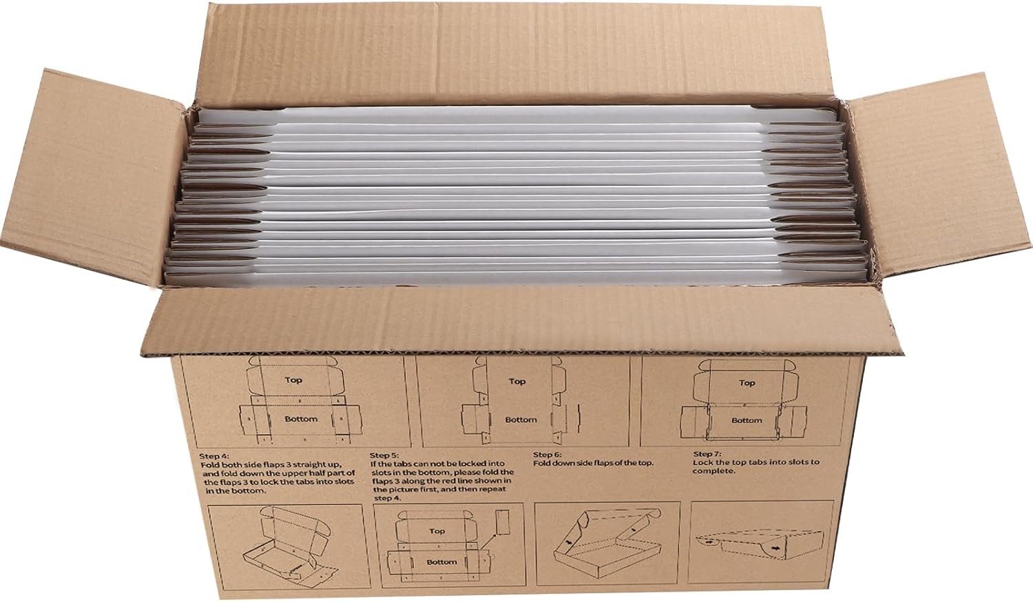 25PCS Corrugated Shipping Boxes 12x9x2 Mailer Boxes Packing Cartons