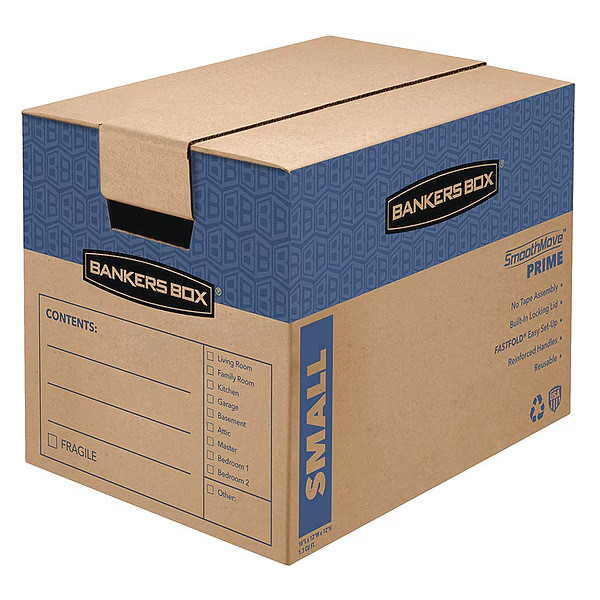 Smoothmove Moving Box 16x12x12 Kraft Double Wall 32 ECT Heavy Duty Storage