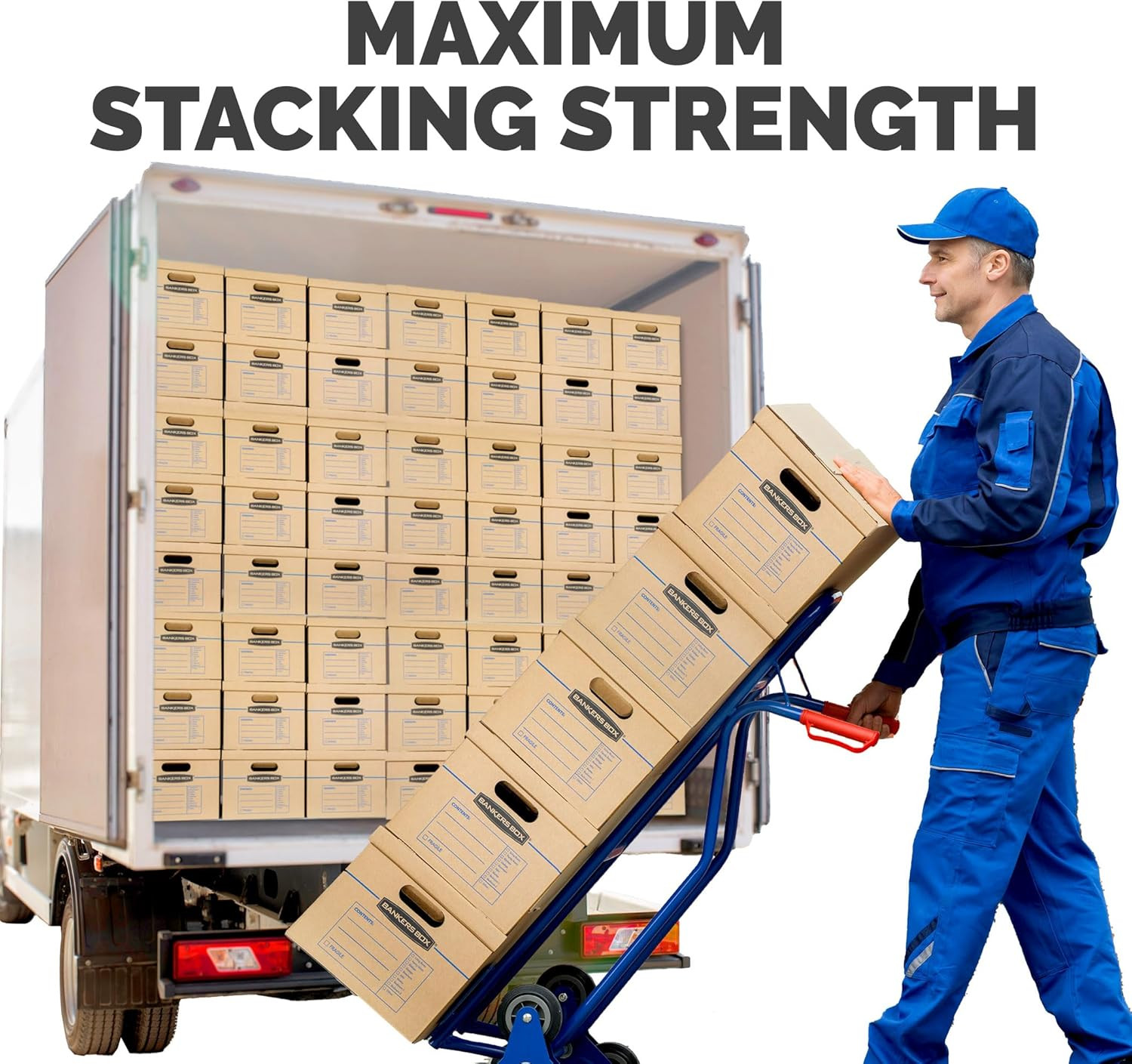10-Pack Small Moving Boxes with Lids Reinforced Handles, Tape-Free 15x12x10 Inch