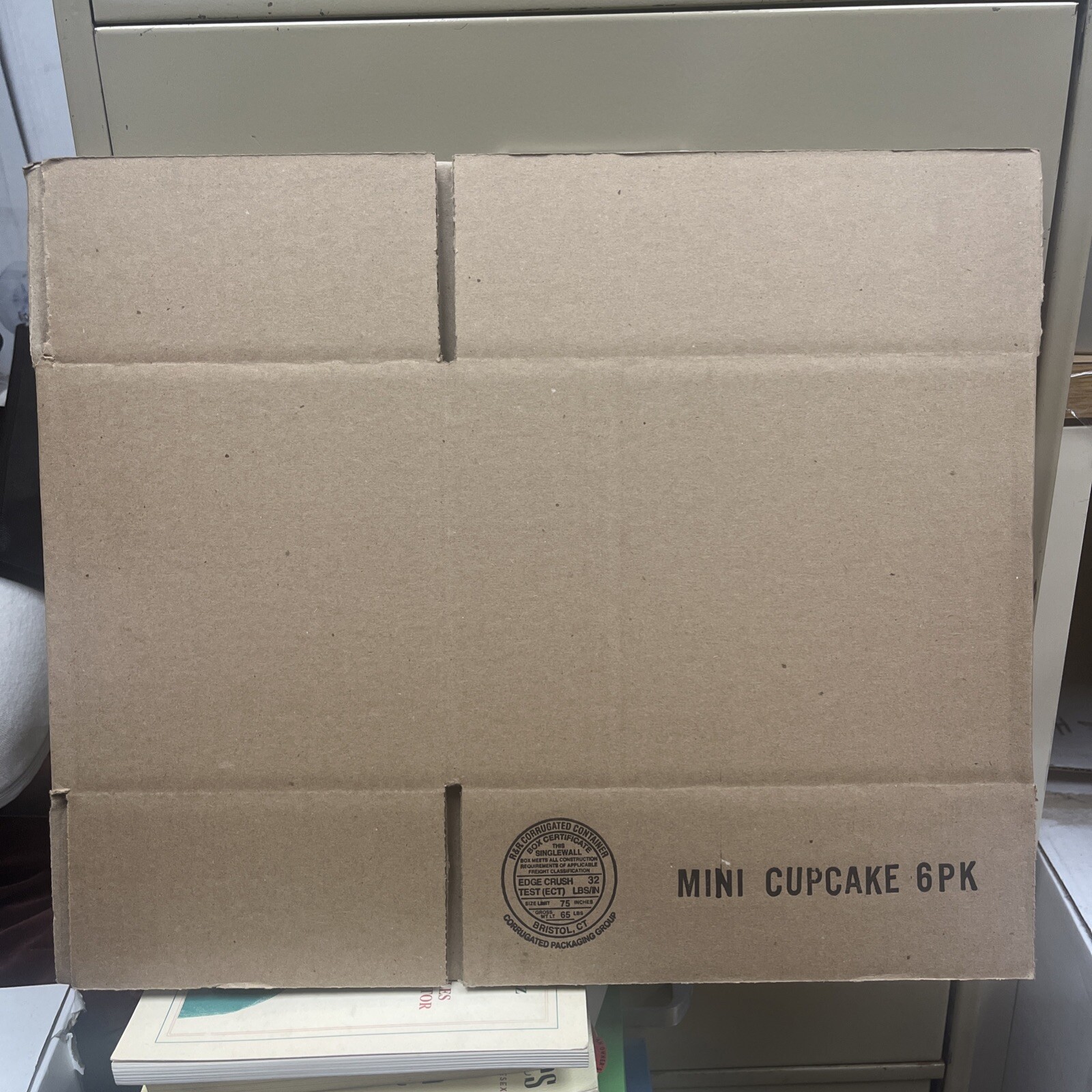 Certified 32 lbs edge crush corrugated box 9″ x 6″ x 7″ ID not printed 25 pack