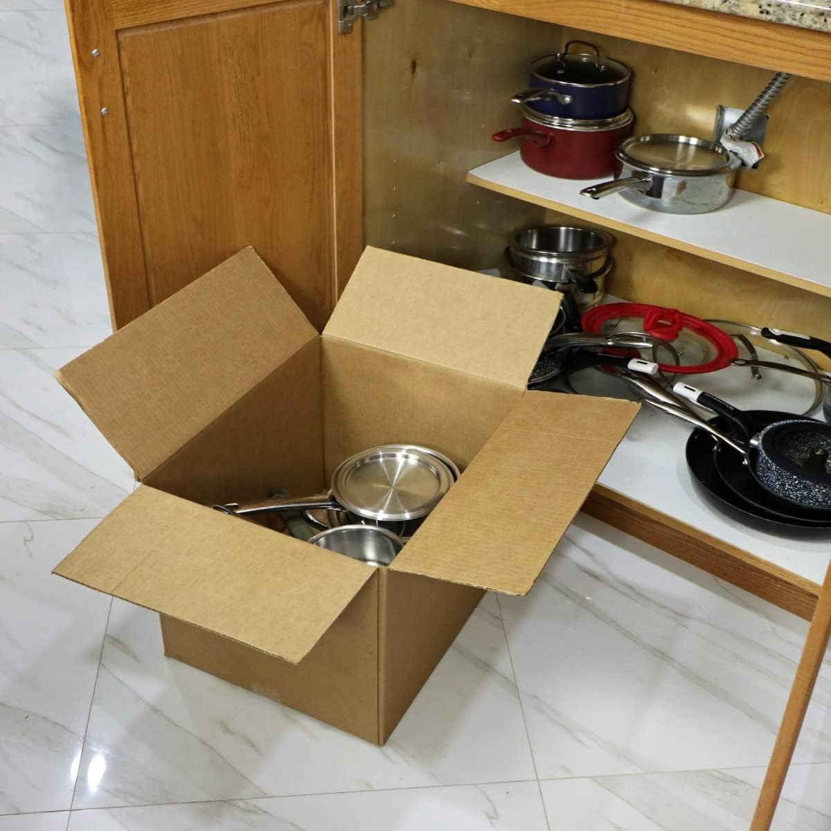 Moving Boxes Medium 18X14X12-Inches (Pack of 10), Cardboard Boxes for Storage, M