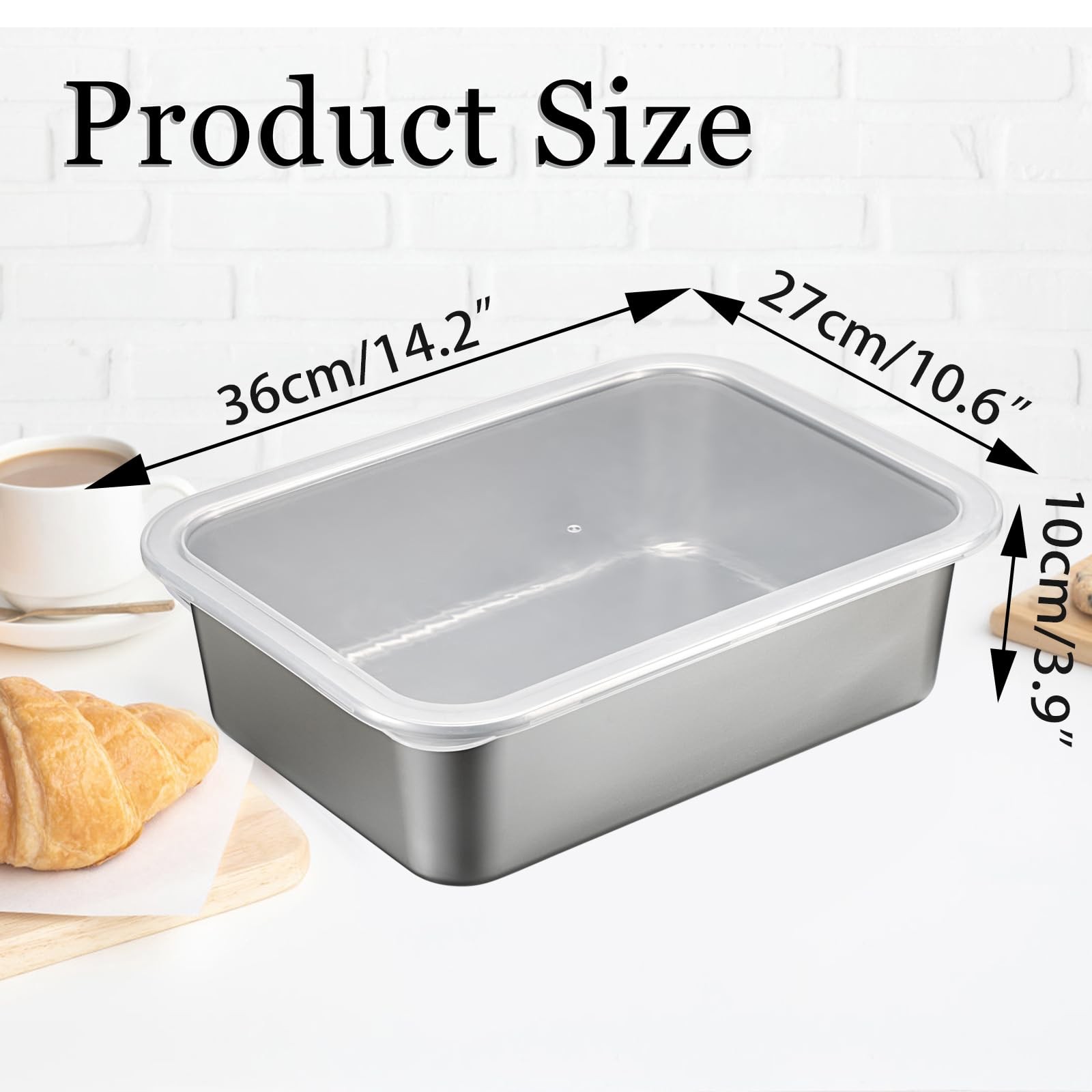 Pizza Dough Proofing , Stackable Stainless Steel Food Storage Container with …
