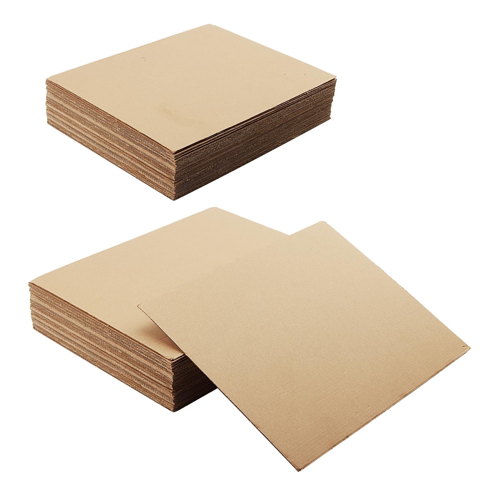 100 Pack 11×14 Inch Corrugated Cardboard Sheets 1.5mm Thick Packing Craft