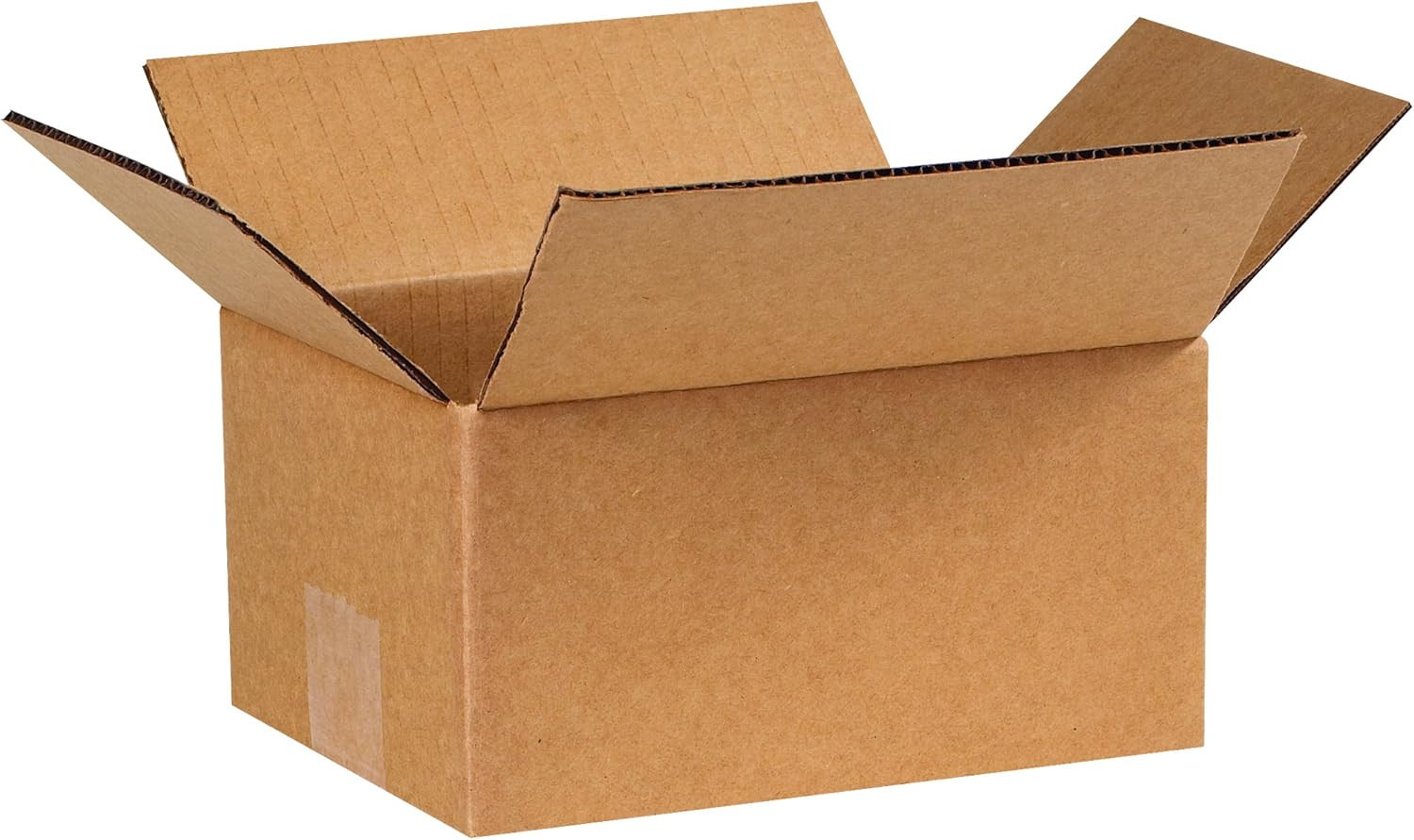 P864 Corrugated Boxes, 8″L X 6″W X 4″H, Kraft (Pack of 25)