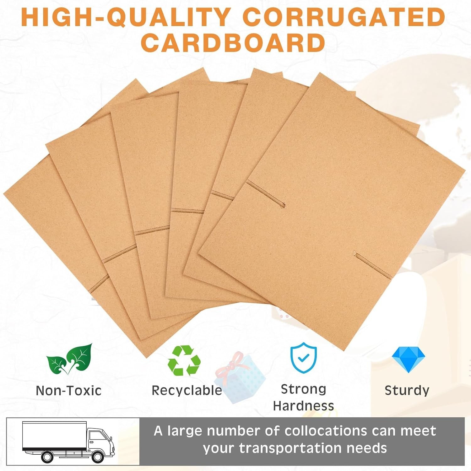 200 6x4x4 Corrugated Packing Shipping Carton Boxes – 72Boxes