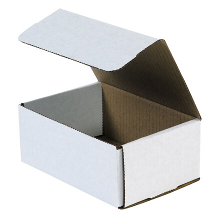 White Corrugated Mailers 7 1/8 x 5 x 3″ For Mailing/Shipping ECT-32B 50/Case