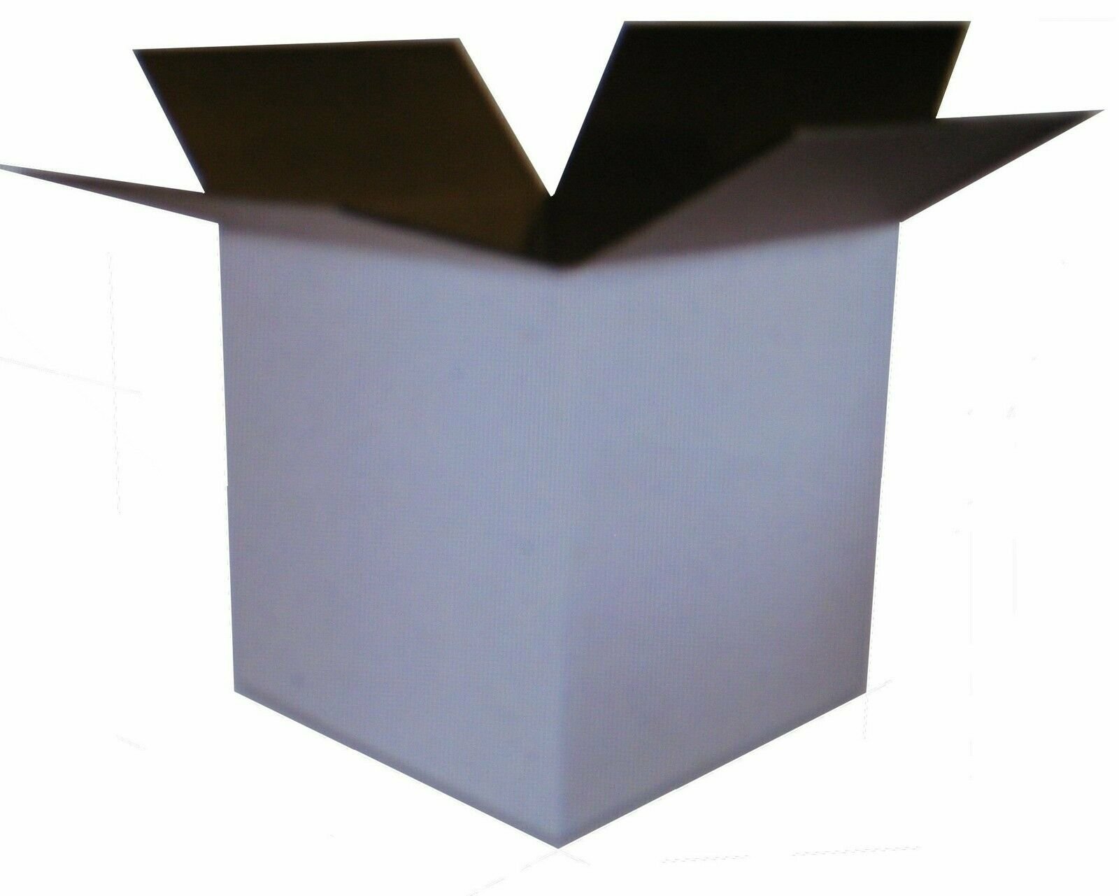 25 12x10x8 White Corrugated Boxes Shipping Packing Moving Cardboard Cartons