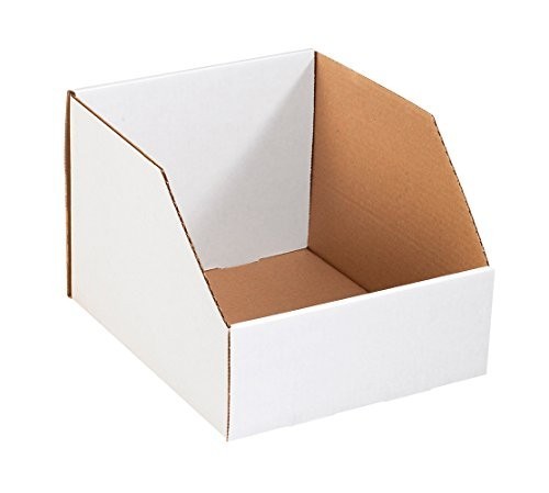 Storage Bins Small 8L x 18W x 10H 25-Pack Corrugated Cardboard Box Packing