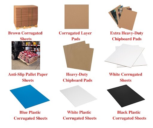 Corrugated Sheets ~ Many Sizes Available! Insert Sheet for Mailing/Shipping