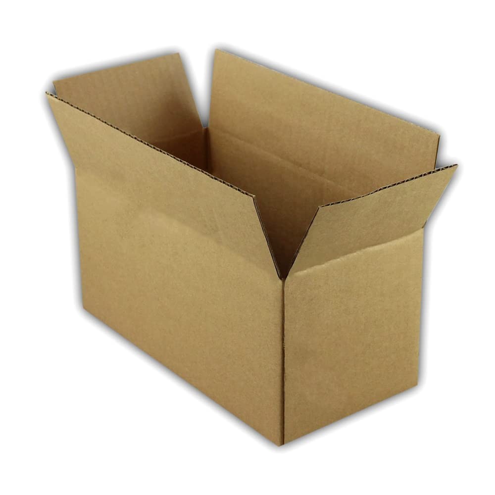 50 EcoSwift 8x4x4 Corrugated Cardboard Packing Boxes Mailing Moving Brown
