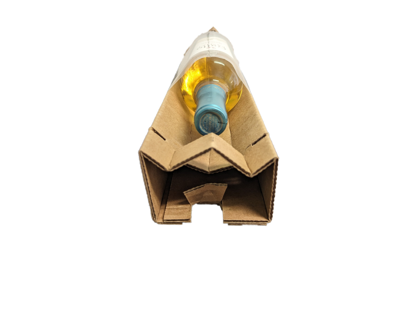 Single Wine Bottle Protective Packaging with Box – (5 Count Bundle)