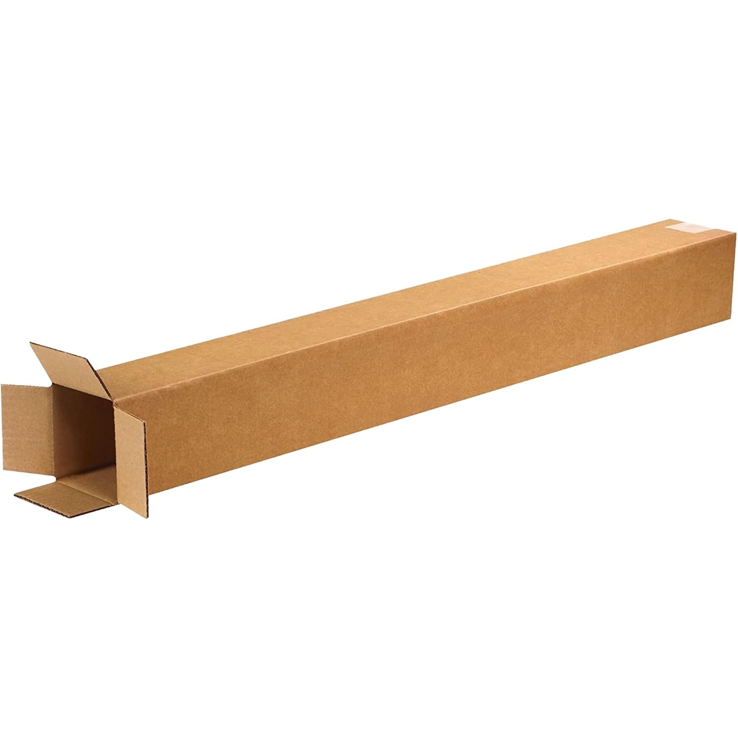 BOX USA 4x4x36 Tall Corrugated Boxes, Tall, 4L x 4W x 36H, Pack of 25 | Kraft
