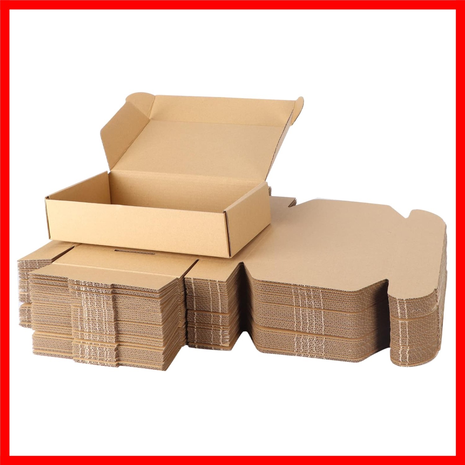 9x6x2 inch Shipping Boxes Bulk 50 Pack Brown, Tab Lock Tuck Top Mailer Boxes …