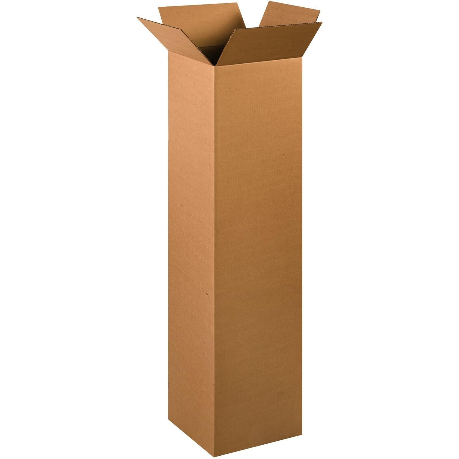 4x4x24 Corrugated Shipping Boxes Kraft Cardboard Mailer Cartons