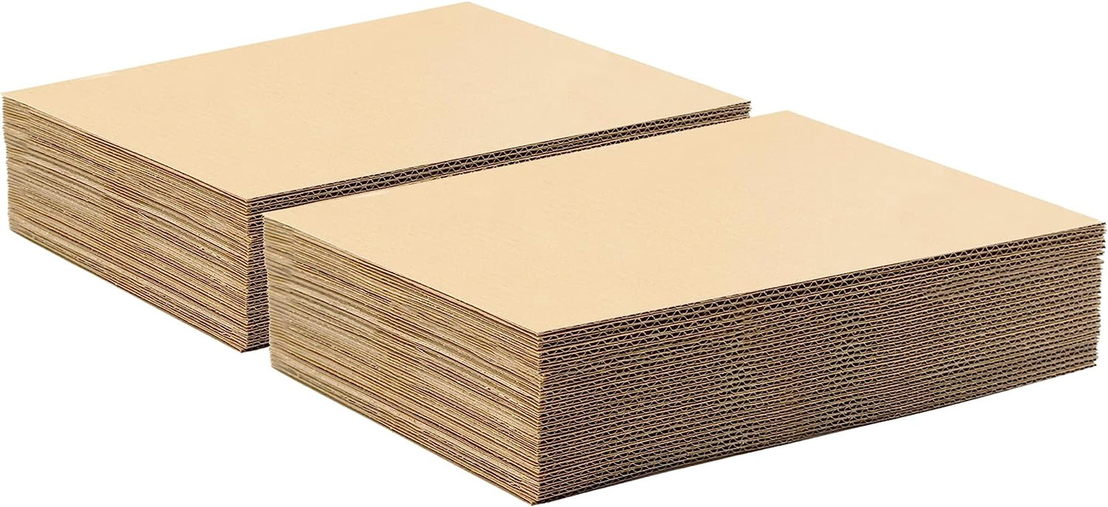All Sizes 50 Pack Corrugated Cardboard Sheets Flat Cardboard Layer Pads Packing