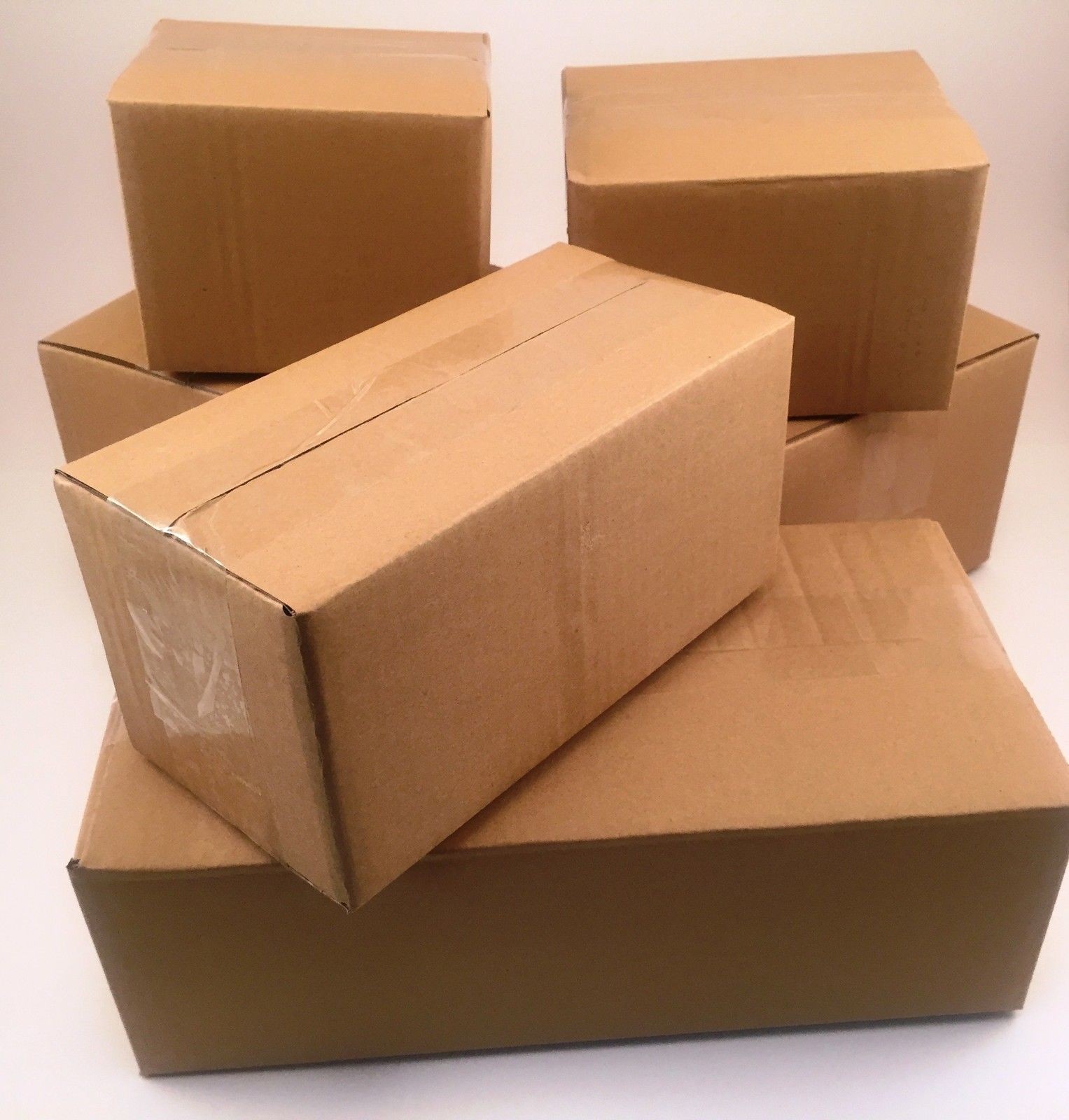 100 7x4x4 Corrugated Cardboard Shipping Boxes -Packing -Cartons -Mailing -Moving