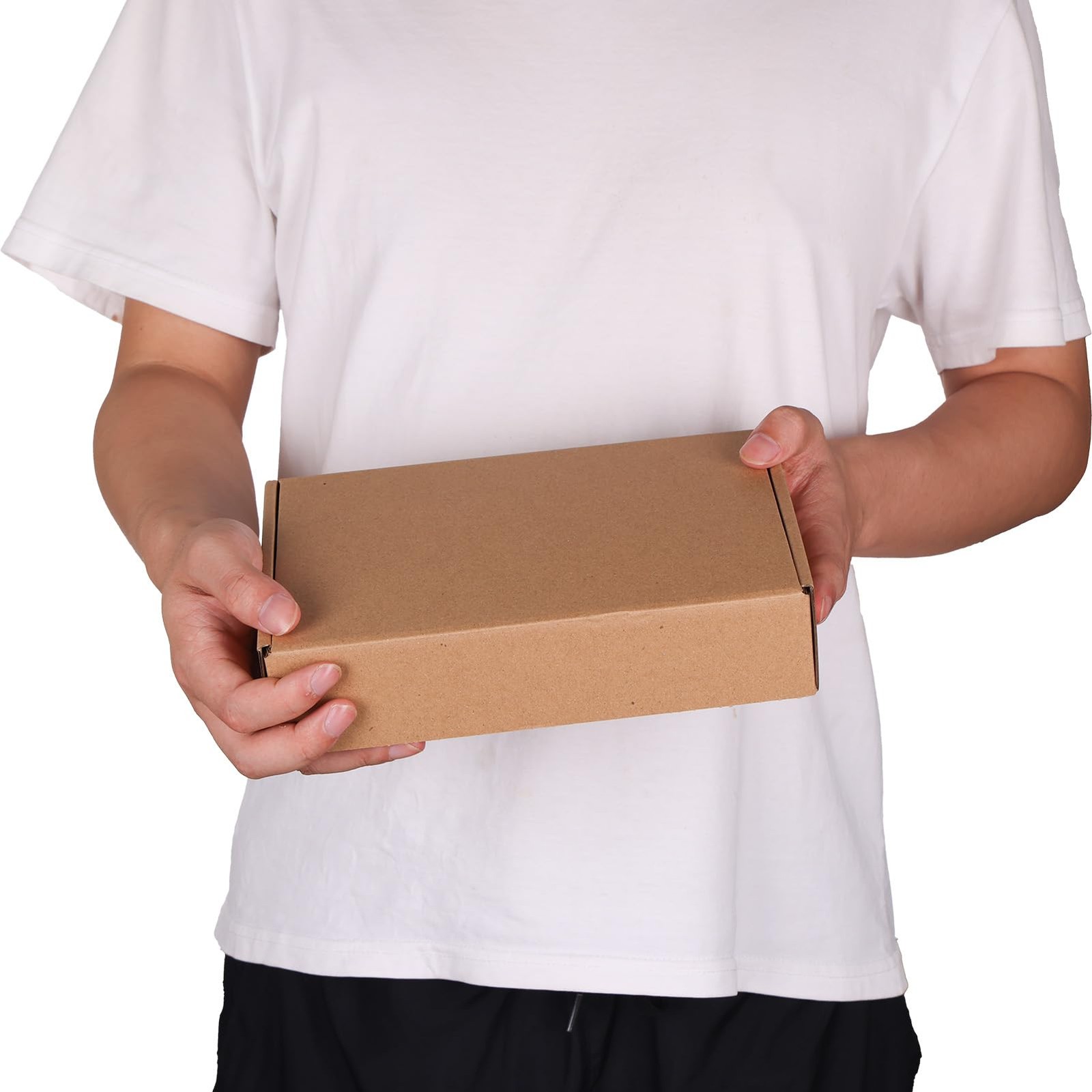 9x6x2 inch Shipping Boxes 6 Pack Brown, Tab Lock Tuck Top Mailer Boxes for Pa…