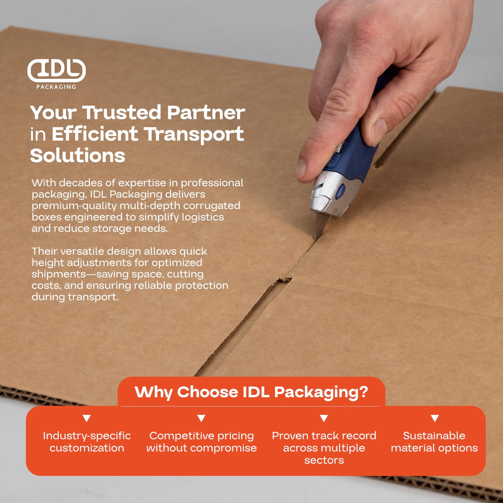 Multi-Depth Corrugated Shipping Boxes, 14″L x 12″W x 6″H, Pack of 5 – USA-Mad…