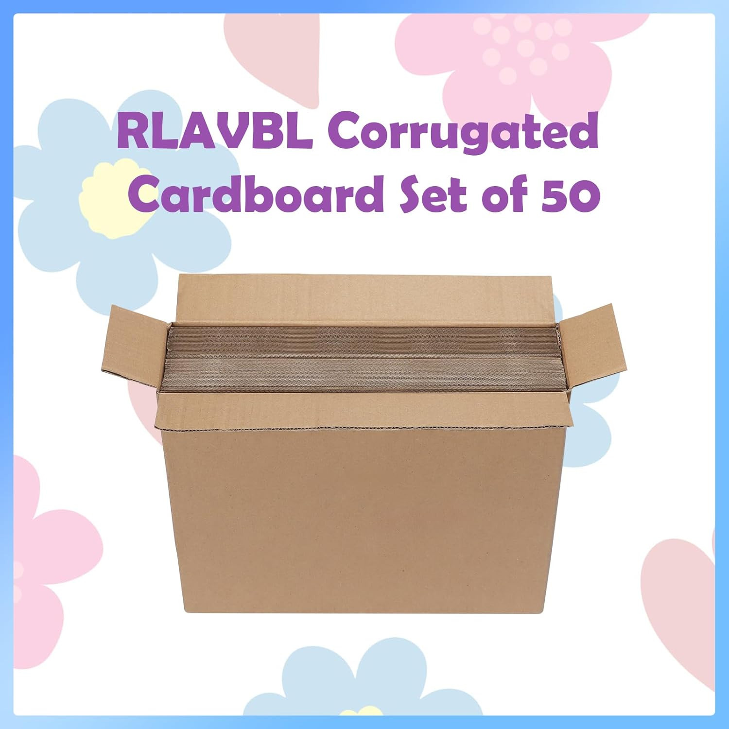 50 Pack 11X14 Corrugated Cardboard Sheets, Flat Cardboard Inserts for Shipping,