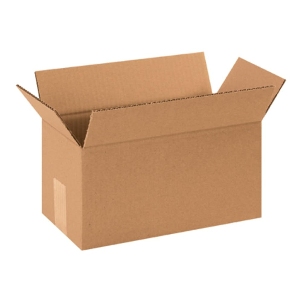 Shipping Boxes Long 12″L X 6″W X 5″H 25-Pack – Corrugated Cardboard Box for Movi