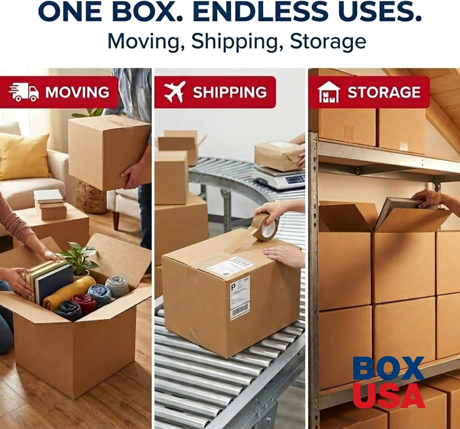 Partners Brand 14X10X5 Corrugated Cardboard Boxes, 14″L X 10″W X 5″H, Pack of 25