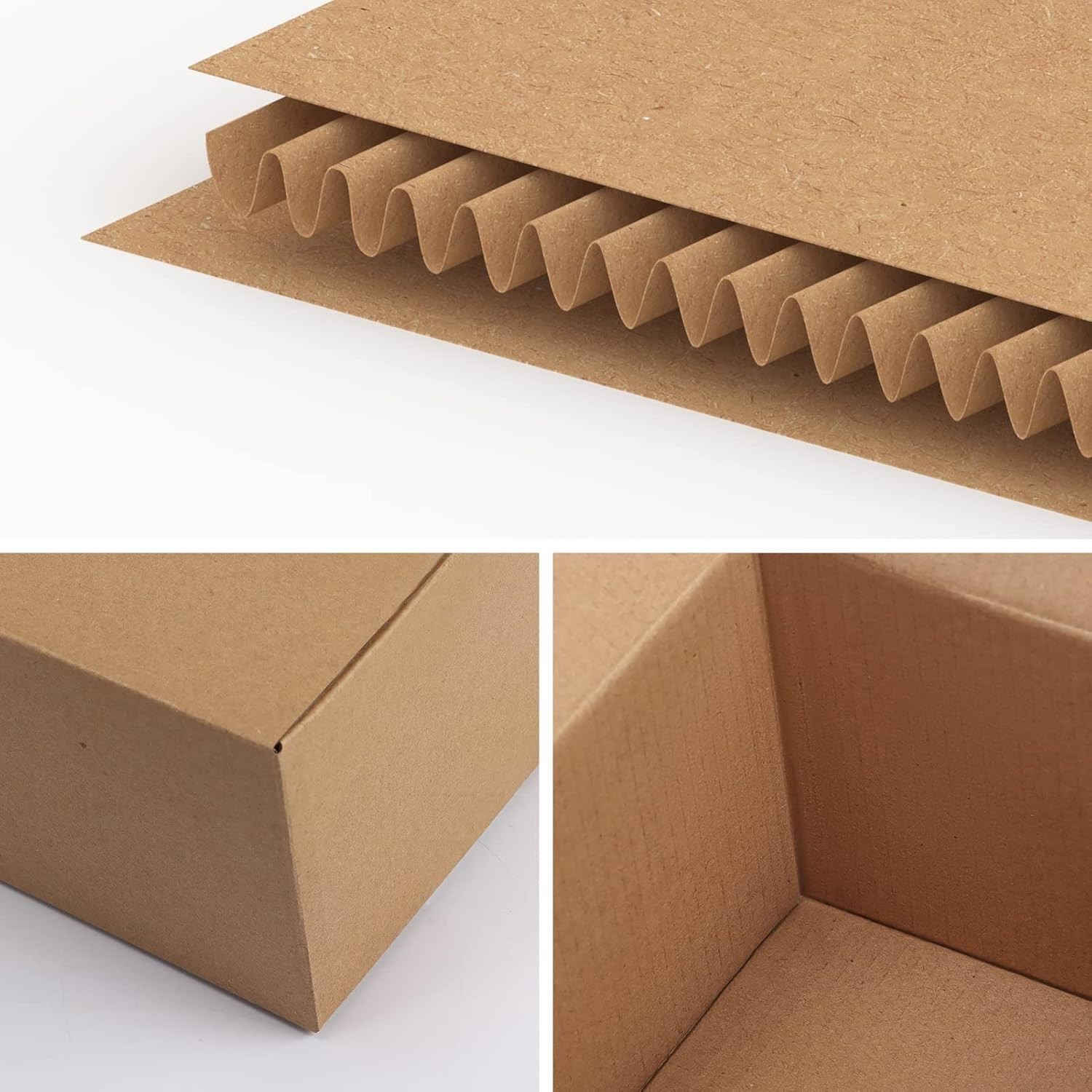 Easy Assemble 40-Pack 8x6x4 Shipping Boxes – Lightweight & Sturdy Storage