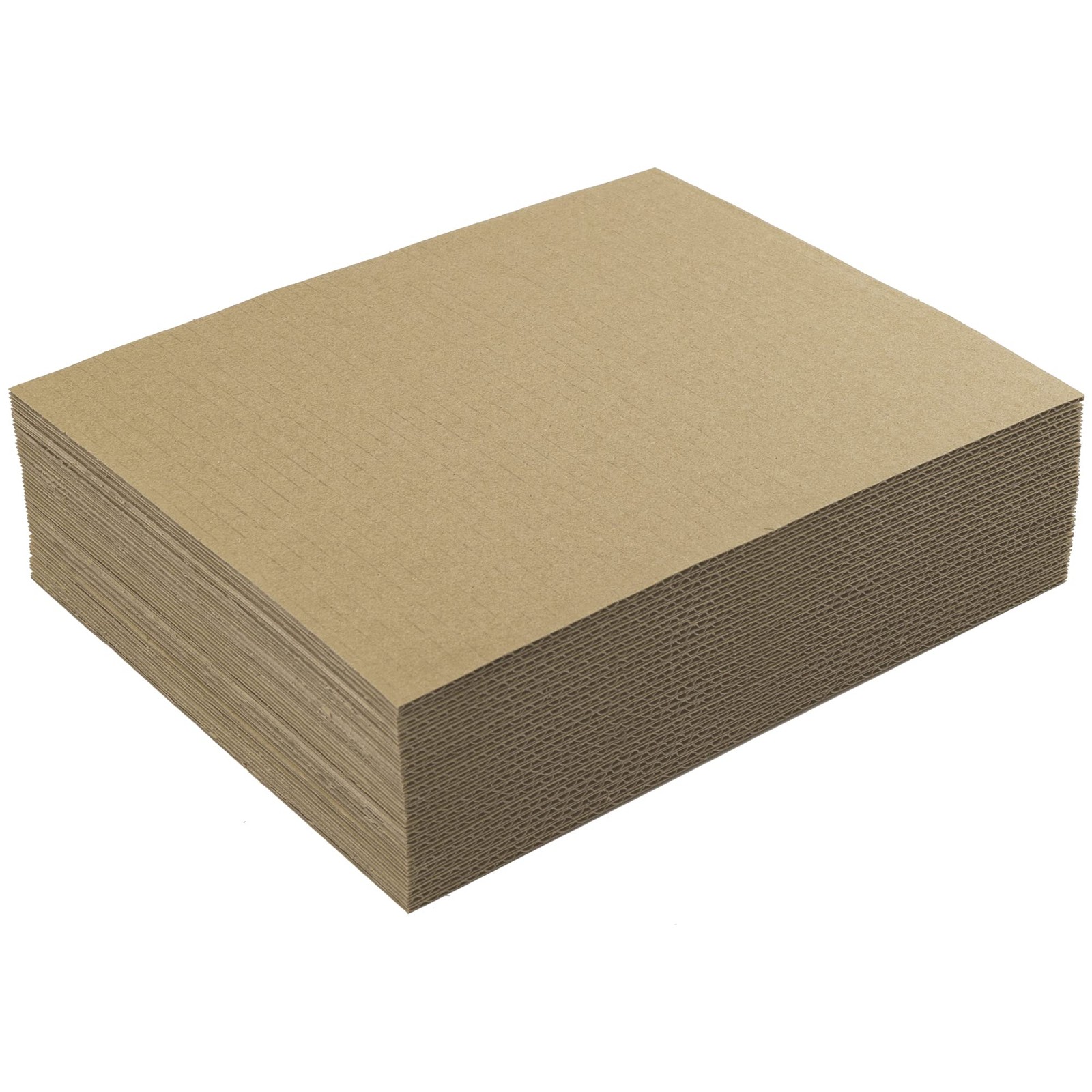 Mat Board Center 25 pack 8×10 Brown Cardboard sheet 1/8 inch thick Flat Corru…