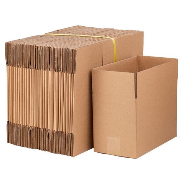 100 Corrugated Paper Boxes（20.3*15.2*10cm） 8x6x4Yellow