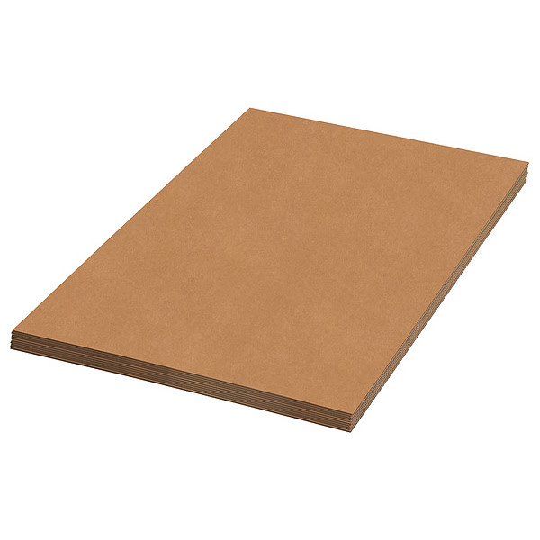 5 PACK Cardboard Sheets 40″ x 40″ Corrugated Kraft 5/32″ Thick Single Wall NEW