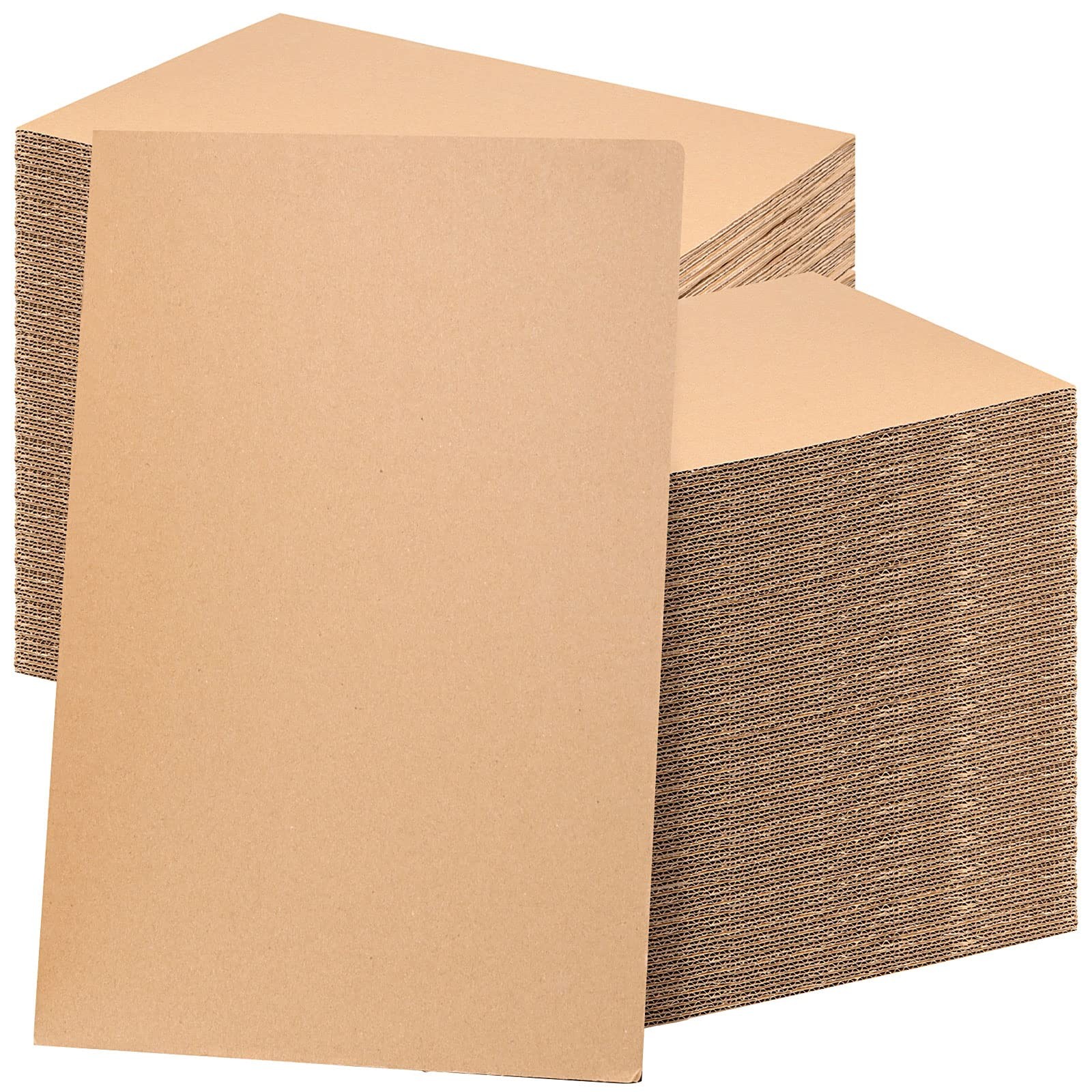 50 PCS 11×17 Inch Corrugated Cardboard Sheet 1/8 Inch Flat Packing Insert