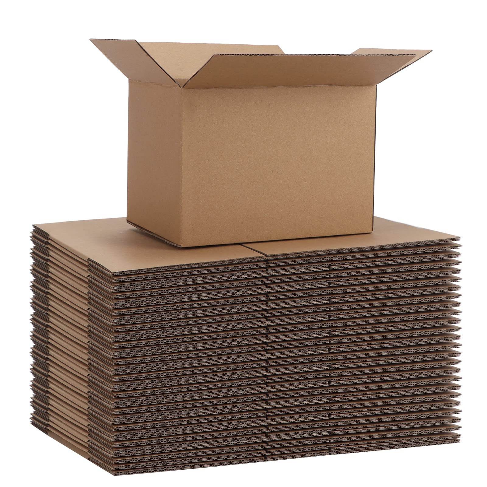 40 Packs 7x5x5 Shipping Boxes Corrugated Cardboard Boxes Mailers Shipping Box…