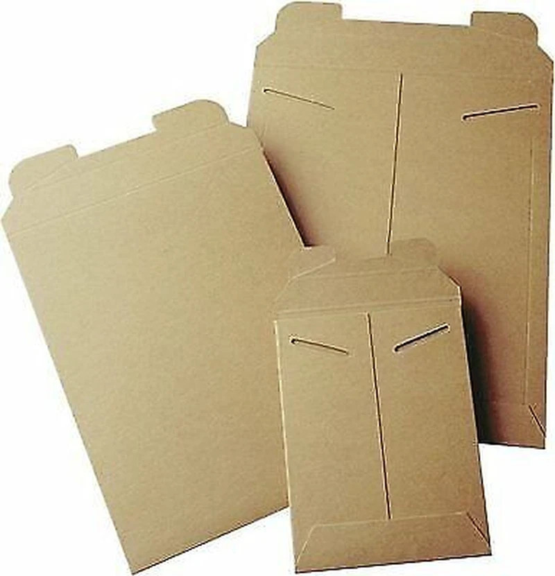 Cardboard Corrugated Shipping Small Mailing Boxes White, Black, Kraft. Pack Size