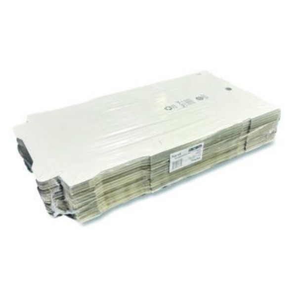 Karat FP-PBF12W Corrugated Pizza Boxes, 12 x 12 x 1.97, White/Brown, 50/Carton