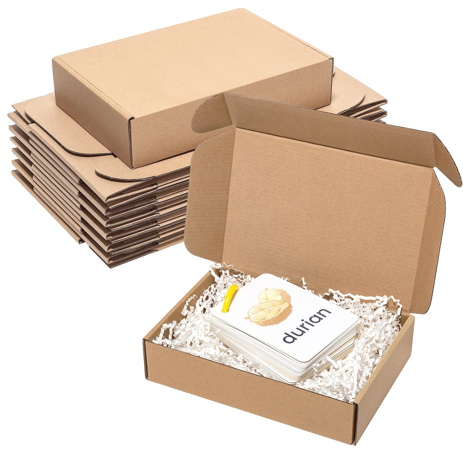 Shipping Boxes 9x6x2″ 25 Pack – Brown Corrugated Cardboard Mailing Box for Sm…