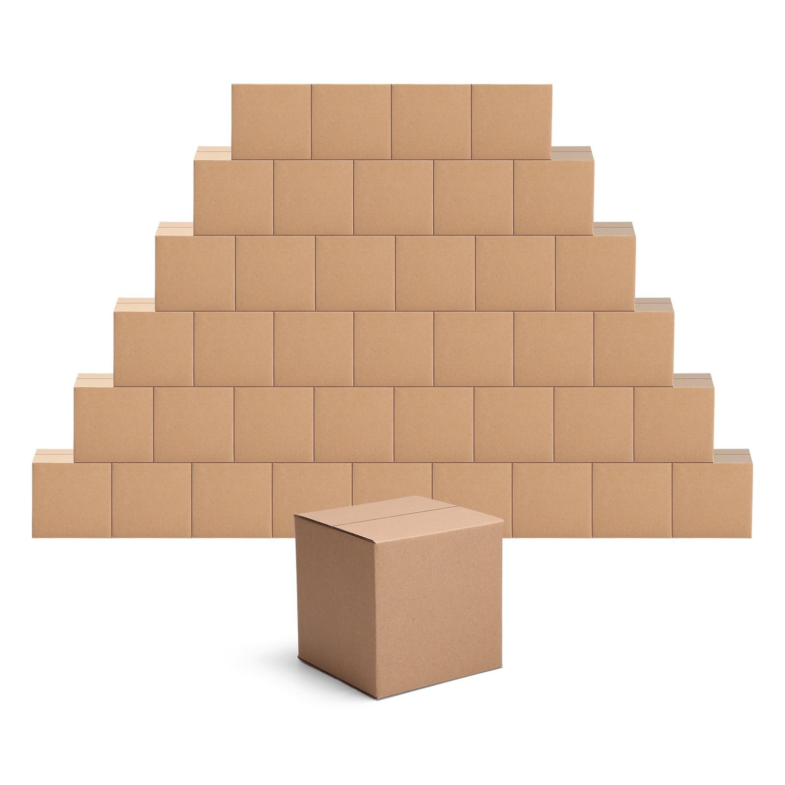 40 Pack 5x5x5 inches Shipping Boxes Small Cardboard Boxes for Packing, Moving…