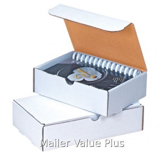 50 – 17 1/8 x 11 1/8 x 2 White Shipping Mailer Literature Box Packing boxes