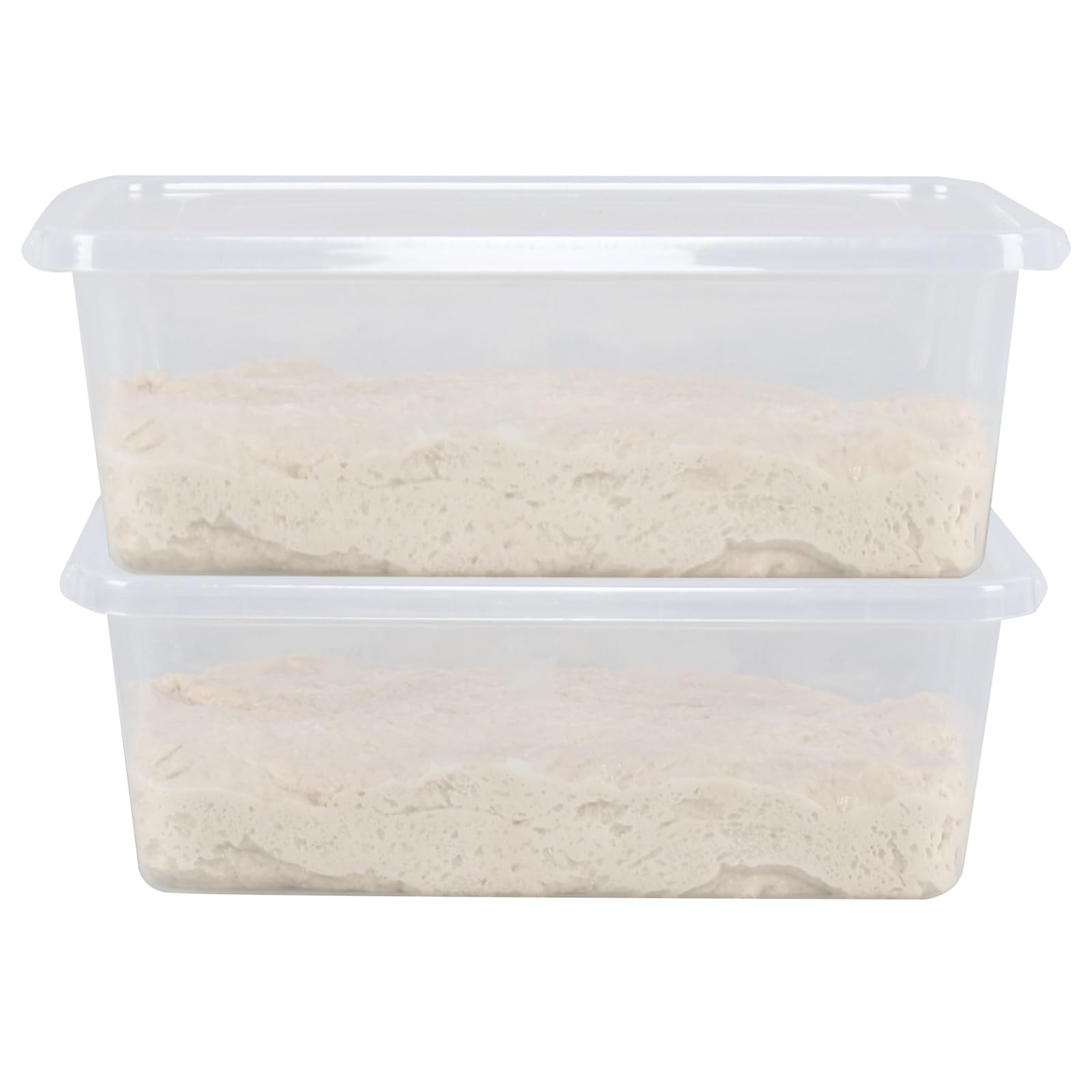 4-Pack Proofing Container with 6 L Capacity, Dough Rising Box | Fits up to 3000