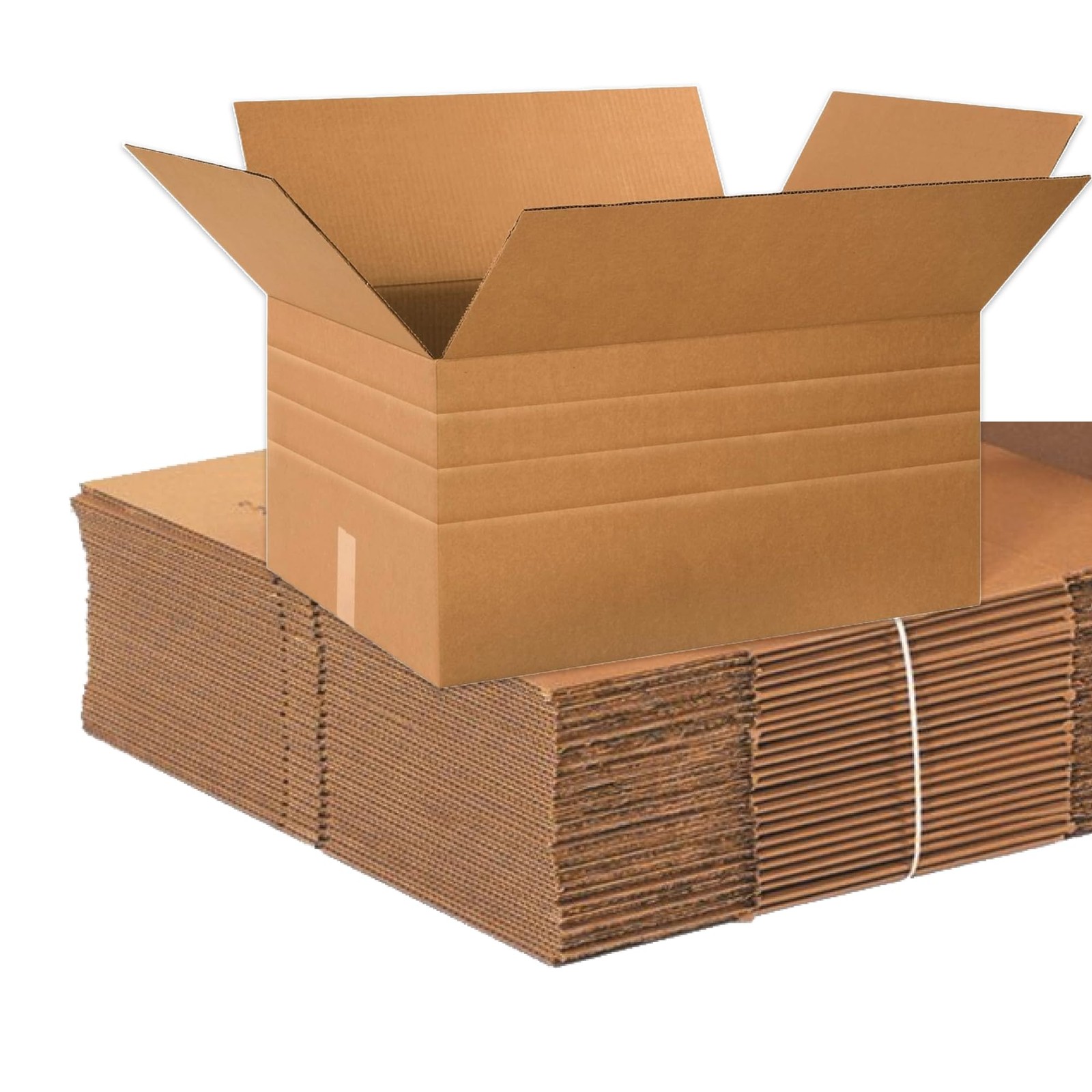 BOX USA Multi-Depth 24 x 18 x 12 Single Wall Cardboard Boxes (10-Pack) | Large C