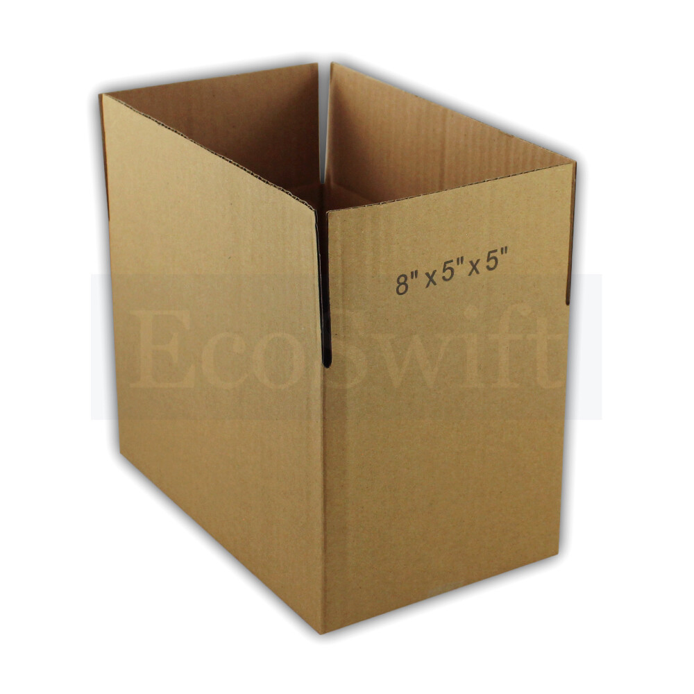 40 8x5x5 EcoSwift Cardboard Packing Moving Shipping Boxes Corrugated Box Cartons