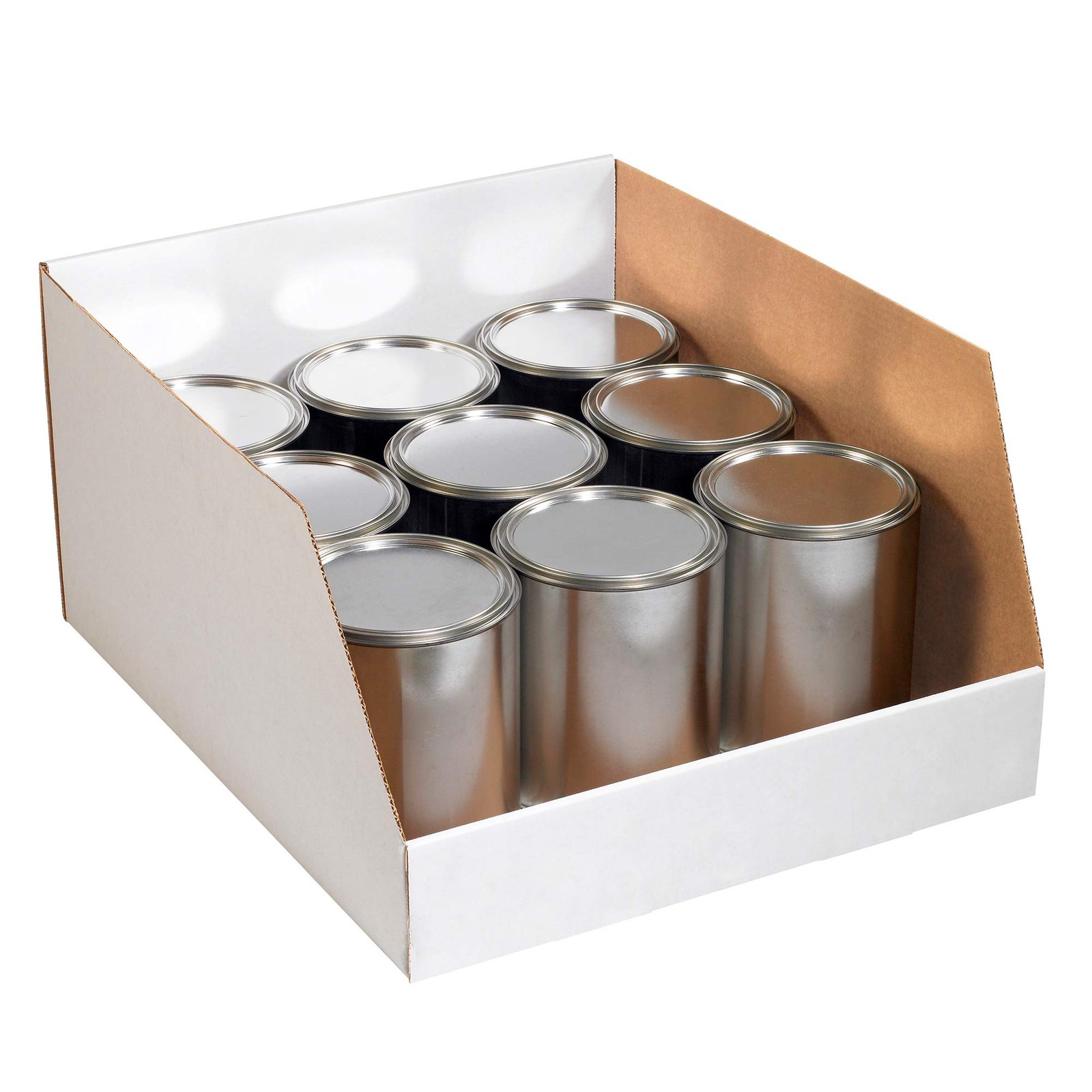Storage Bins Medium 10″L x 12″W x 8″H 25-Pack – Corrugated Cardboard Box for …