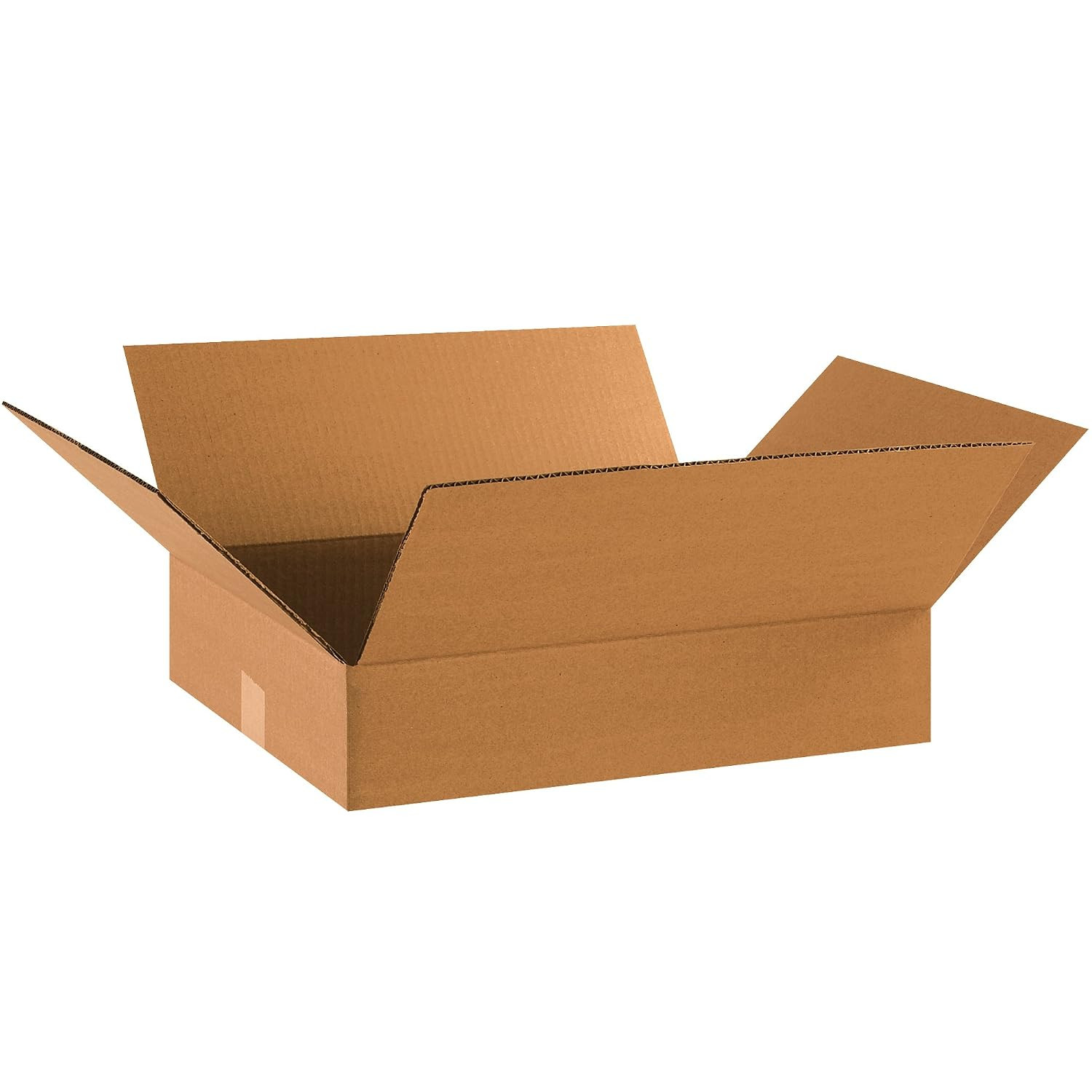 SHIP NOW SUPPLY 18 X 14 X 4 Corrugated Cardboard Boxes, Flat 18″L X 14″W X 4″H,