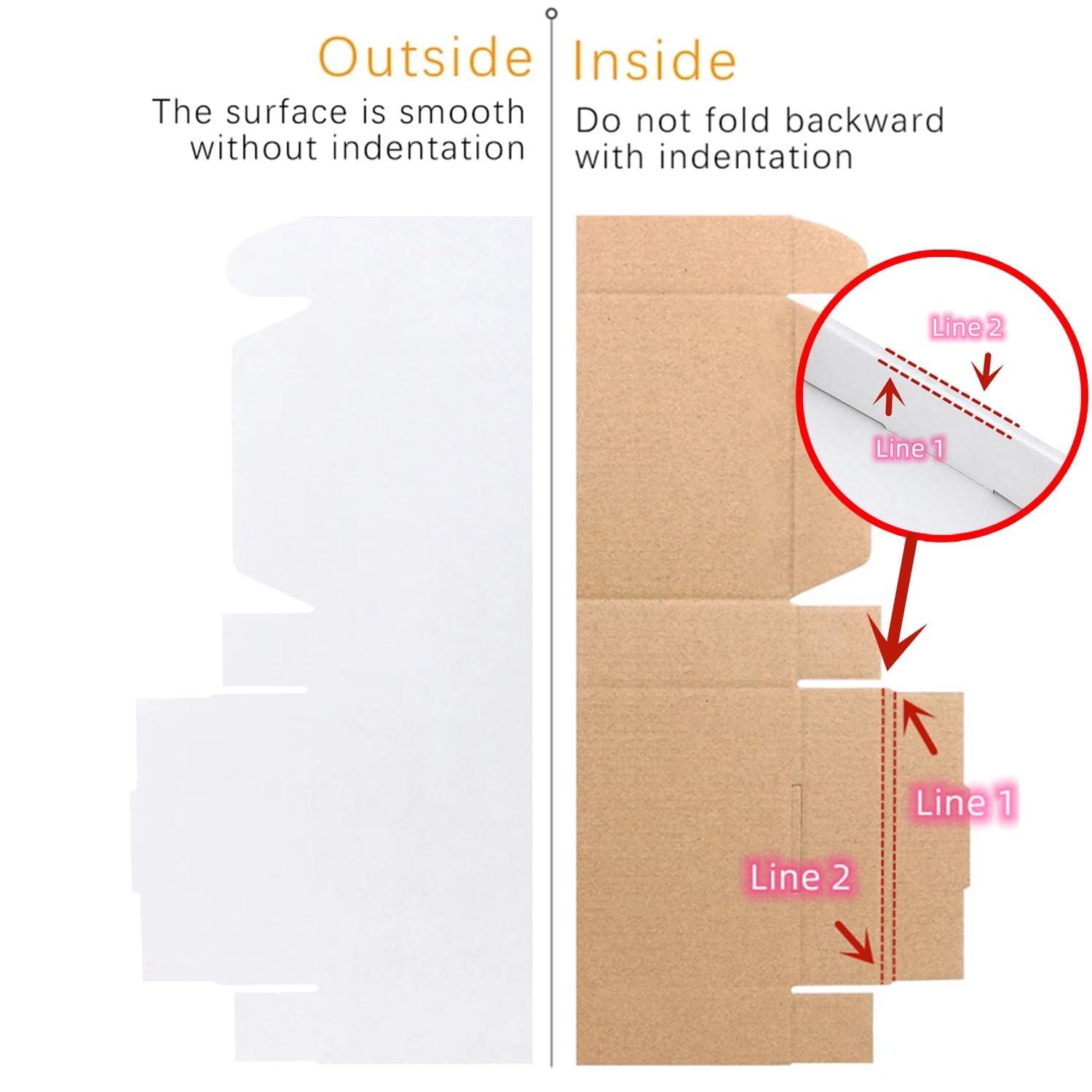 7x5x1 inches Small Shipping Boxes Set of 100 – White Mailer Corrugated Cardbo…