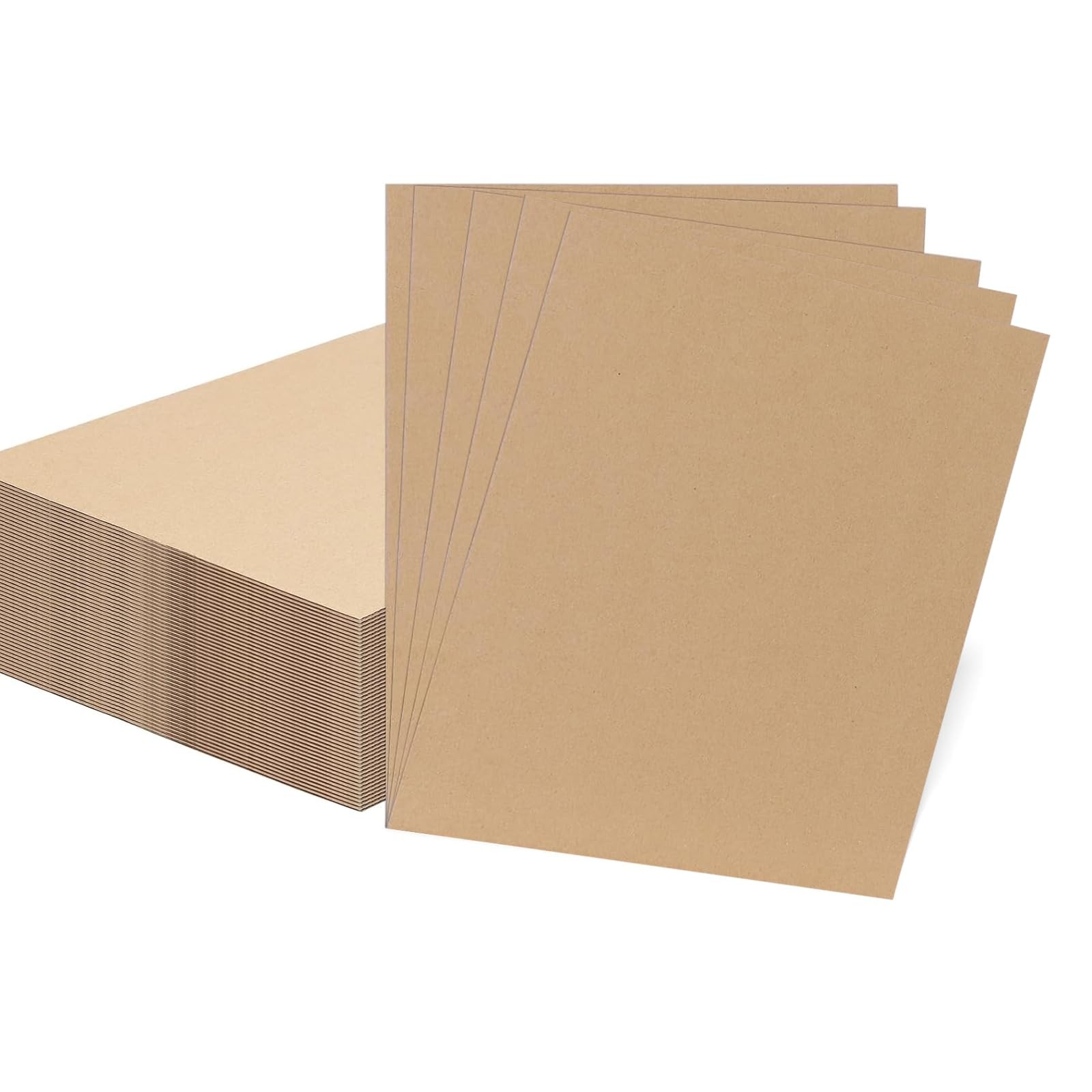 50 PCS 11×14 Inch Corrugated Cardboard Sheets Flat Paper Inserts DIY