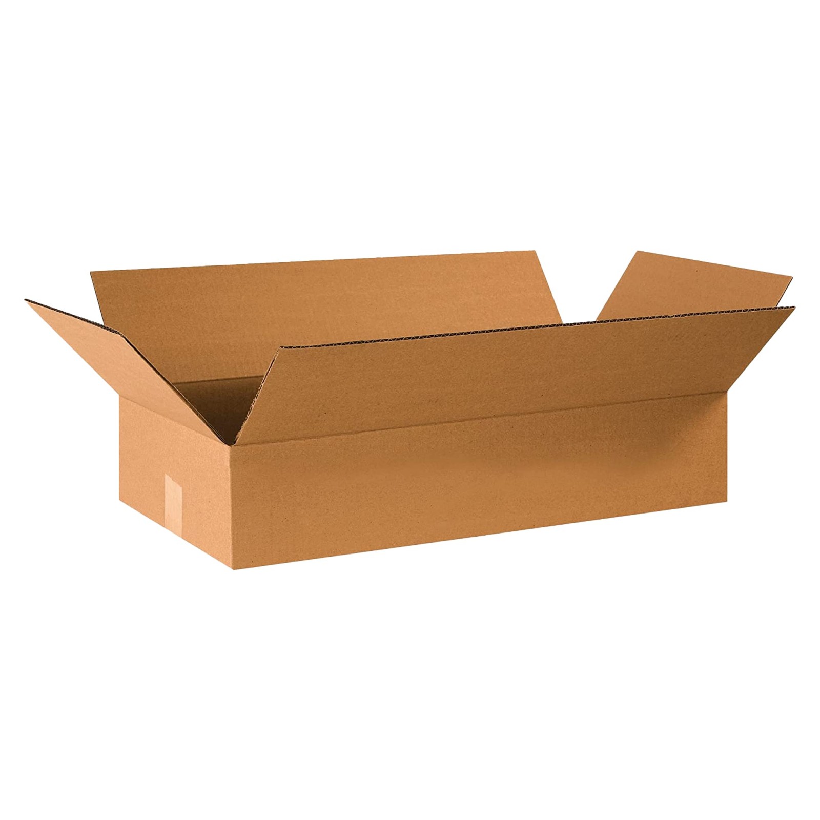 24x12x4 Flat Corrugated Boxes, Flat, 24L x 12W x 4H, Pack of 25 | Shipping, P…